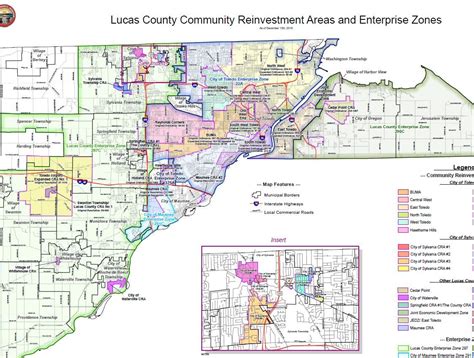 Lucas County Zip Code Map, Ohio .